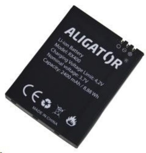 Obrázek Aligator baterie Li-Ion 2400 mAh pro Aligator RX400 eXtremo - BULK