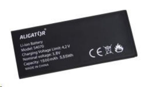 Obrázek Aligator baterie Li-Ion 1500 mAh pro Aligator S4070 Duo - BULK