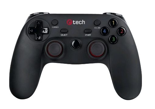 Obrázek C-TECH gamepad Lycaon pro PC/PS3/Android, 2x analog, X-input, vibrační, bezdrátový, USB