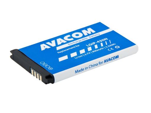 Obrázek AVACOM baterie do mobilu LG GM360 Li-Ion 3,7V 900mAh, (náhrada LGIP-430N)