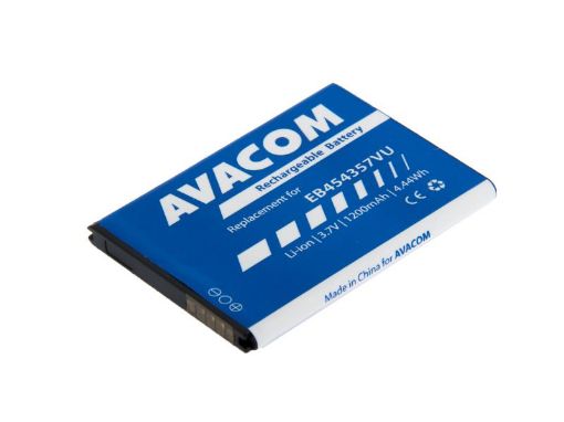 Obrázek AVACOM baterie do mobilu Samsung S5360 Li-Ion 3,7V 1200mAh (náhrada EB454357VU)