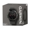 Obrázek Garmin GPS sportovní hodinky fenix5 Gray Optic, černý řemínek