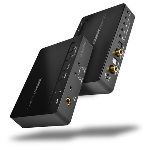 Obrázek AXAGON ADA-71, USB2.0 - 7.1 audio SOUNDbox, SPDIF vstup/výstup