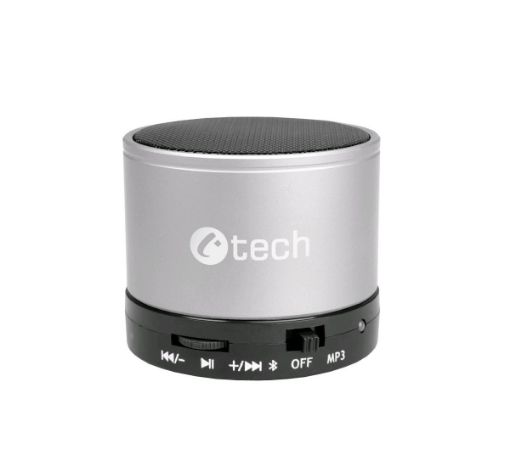 Obrázek C-TECH repro SPK-04S, bluetooth, stříbrné