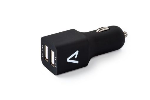 Obrázek LAMAX Tech USB Car Charger 3.4A - USB nabíječka do auta (2x USB) - černá - rozbaleno