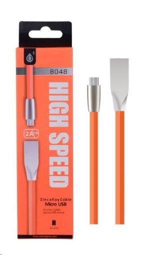 Obrázek PLUS datový a nabíjecí kabel N8048, konektor micro USB, oranžová