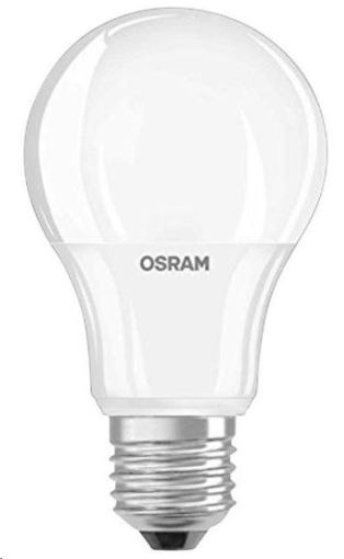 Obrázek LED žárovka Osram VALUE CLA75 11,5W/827, E27, 2700K, teplá bílá, klasický tvar.