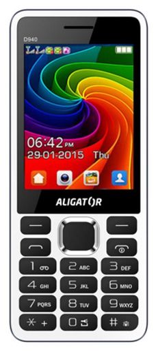 Obrázek ALIGATOR D940 Dual sim bílý