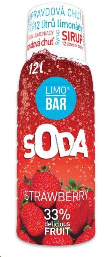 Obrázek LIMO BAR - sirup Strawberry 0,5l