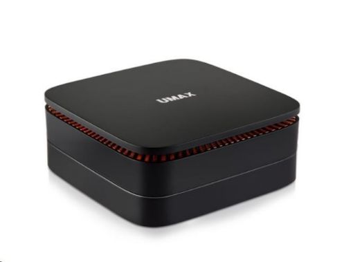 Obrázek UMAX PC miniPC U-Box J34 - Celeron J3455@1.5GHz, 4GB, 32GB eMMC, HDMI, USB-C, W-iFi, VESA,  Win10 Home