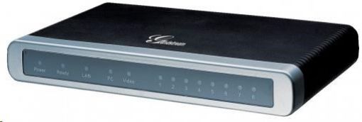 Obrázek Grandstream Analog Gateways GXW4108 [8xFXO pro připojení linky PSTN, LAN, WAN - bridge only]