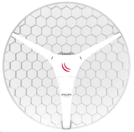 Obrázek MikroTik LHG XL HP5, 600MHz CPU, 64MB RAM, 1x LAN, 5GHz Wi-Fi, 28dBm, anténa 2x27dBi, 802.11a/n, vč. L3