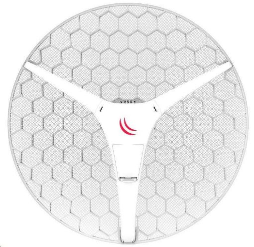 Obrázek MikroTik LHG XL 2 (RBLHG-2nD-XL), 650MHz CPU, 64MB RAM, 1x LAN, 2.4GHz Wi-Fi, 25dBm, anténa 2x21dBi, 802.11b/g/n, vč. L3