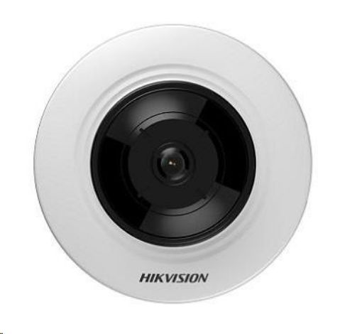 Obrázek HIKVISION IP kamera 3Mpix, H.265, 25 sn/s, obj. 1,16mm (180°), PoE, IR 8m, WDR, 3DNR, MicroSDXC, vnitřní