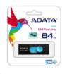 Obrázek ADATA Flash Disk 16GB UV220, USB 2.0 Dash Drive, černá/modrá