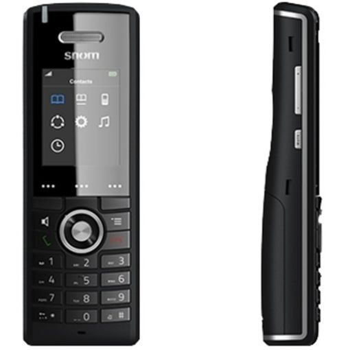 Obrázek Snom bezdrátový telefon M65, DECT, 2" LCD, 3,5 mm jack, nabíjecí stojánek s napájením