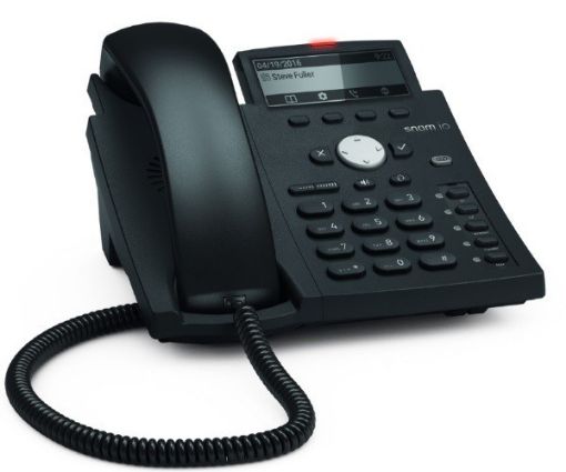 Obrázek Snom IP telefon D315, 4 SIP, 4-řádkový displej, 10/100/1000 Mbps, Wi-Fi, USB, PoE