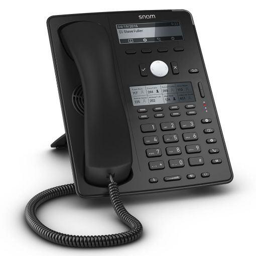 Obrázek Snom IP telefon D745, 12 SIP, grafický displej, 10/100/1000 Mbps, Wi-Fi, USB, PoE