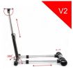 Obrázek Wheel Stand Pro, stojan na volant a pedály pro Thrustmaster SPIDER, T80/T100,T150,F458/F430, červený