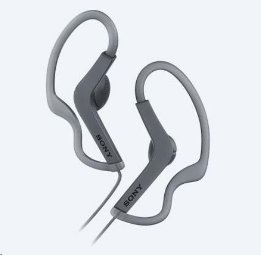 Obrázek SONY sportovní stereo sluchátka MDRAS210, černá