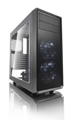 Obrázek FRACTAL DESIGN skříň FOCUS G, Midi Tower, průhledný bok, Grey, bez zdroje