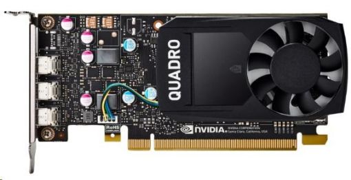 Obrázek NVIDIA Quadro P400 2GB GDDR5 2000Mhz, 3x mini DisplayPort 1.4, 2x adapter mDP->DP , Low Profile, PCIe 16x