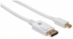 Obrázek MANHATTAN kabel Mini DisplayPort Male to DisplayPort Male, 2m, White