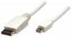 Obrázek MANHATTAN kabel Mini DisplayPort Male to DisplayPort Male, 2 m, White