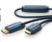 Obrázek ClickTronic HQ OFC kabel DisplayPort - HDMI typ A, zlacené kon., 3D, M/M, 10m