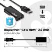 Obrázek Club3D Aktivní adaptér DisplayPort 1.2 na HDMI 2.0 4K60Hz UHD (M/F)