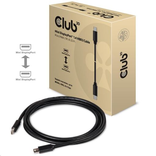 Obrázek Club3D Kabel mini DisplayPort 1.4 HBR3 8K60Hz (M/M), 2m