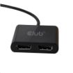 Obrázek Club3D Adaptér USB A na 2xDisplayPort 1.2 Dual Monitor 4K 60Hz (M/F)