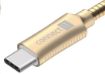 Obrázek CONNECT IT Wirez Steel Knight USB-C (Type C) - USB-A, metallic gold, 1 m