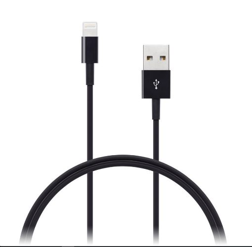 Obrázek CONNECT IT Wirez Apple Lightning - USB, černý, 1m