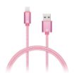 Obrázek CONNECT IT Wirez Premium Metallic Lightning - USB, rose gold, 1m