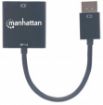 Obrázek MANHATTAN adaptér DisplayPort 1.2a Male to DVI-D Female, Active, 23 cm, Black