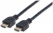 Obrázek MANHATTAN kabel In-wall CL3 High Speed HDMI s Ethernetem, HEC, ARC, 3D, 4K, stíněný, 1m, Black