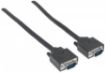 Obrázek MANHATTAN kabel SVGA k monitoru, HD15 Male / HD15 Male, 15m, Black