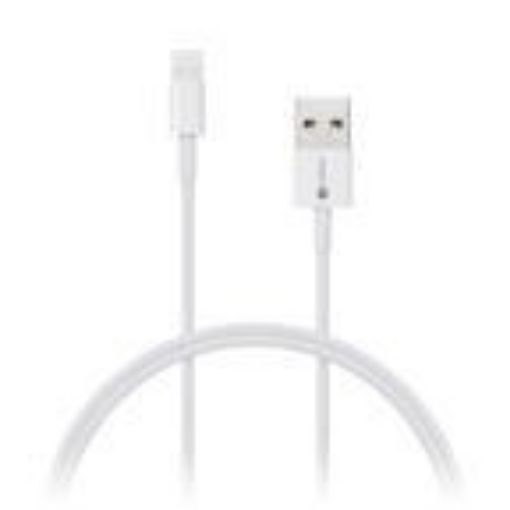 Obrázek CONNECT IT Wirez Apple Lightning -> USB-A, bílý, 0,5 m