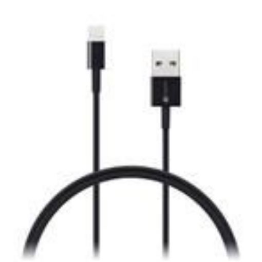 Obrázek CONNECT IT Wirez Apple Lightning -> USB-A, černý, 0,5 m