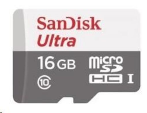 Obrázek Sandisk MicroSDHC karta 16GB Ultra (80MB/s, Class 10 UHS-I, Android)