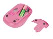 Obrázek TRUST Myš Yvi Wireless Mouse USB, pink (růžová)