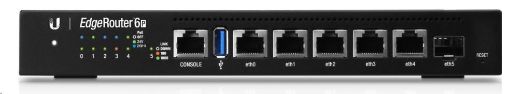 Obrázek UBNT EdgeMAX EdgeRouter 6 PoE 1GHz quad-core CPU, 1GB RAM, PoE, EdgeOS, 5 gigabitové porty + 1xSFP slot, fanless