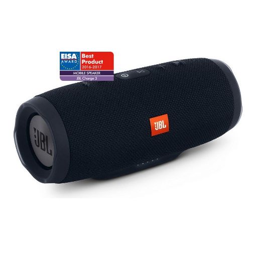 Obrázek JBL bezdrátový reproduktor Charge 3, 20W, BT, USB, vestavěný mikrofon, odolný vůči vodě IPX7, black