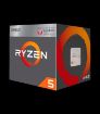 Obrázek CPU AMD RYZEN 5 2600, 6-core, 3.4 GHz (3.8 GHz Turbo), 19MB cache, 65W, socket AM4, BOX (Wraith cooler)