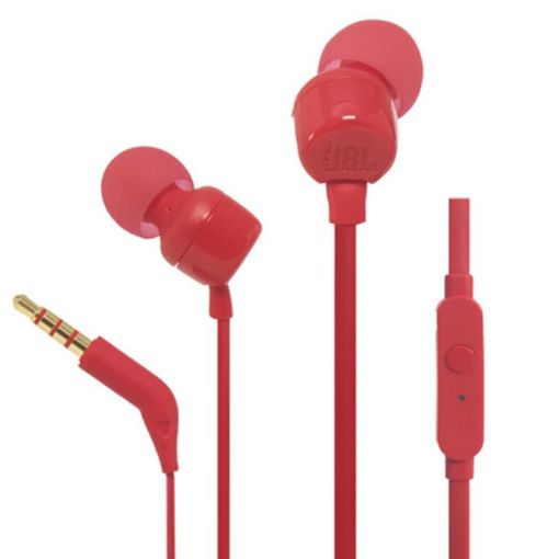 Obrázek JBL Sluchátka in-ear, headset, 9menic RED