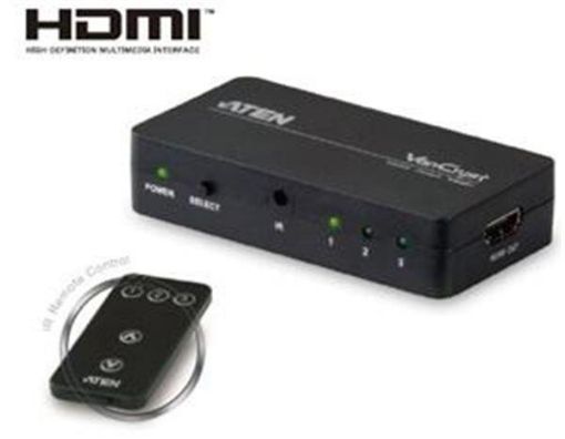 Obrázek ATEN 3 port HDMI switch 3 - 1 HDMI, DO