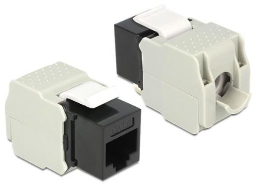 Obrázek Delock Keystone Modul RJ45 samice > LSA Cat.6,UTP,černý