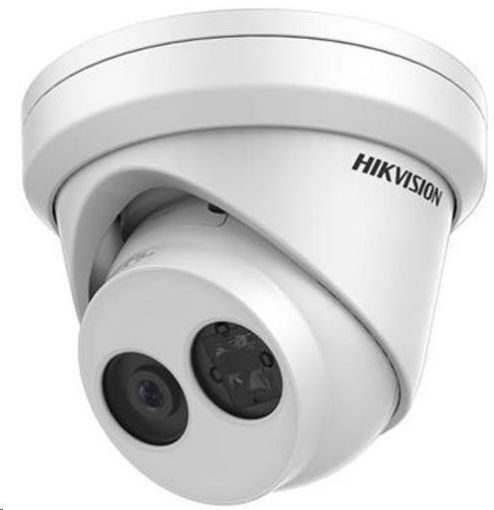 Obrázek HIKVISION IP kamera 4Mpix, H.265+, 25sn/s, obj. 2.8mm (100°), PoE, IR 30m, IR-cut, WDR 120dB, analyt, MicroSD, IP66