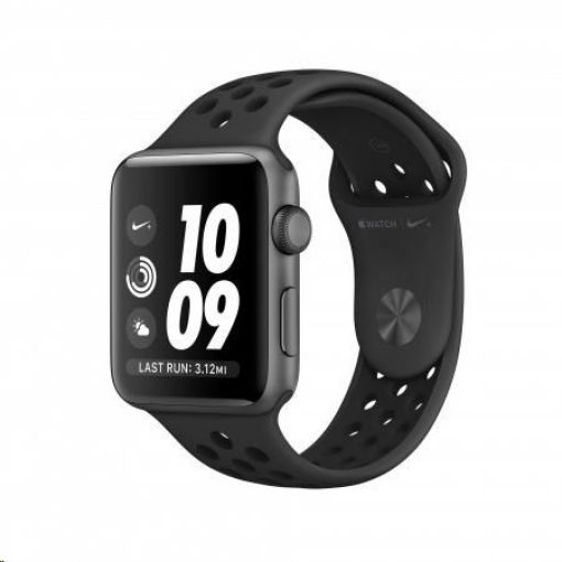 Obrázek APPLE Watch Nike+ Series 3 GPS, 42mm Space Grey Aluminium Case with Anthracite/Black Nike Sport Band